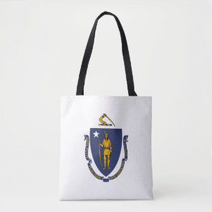 Massachusetts statsflagga tygkasse