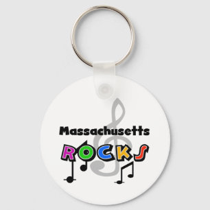 Massachusetts stenar nyckelring