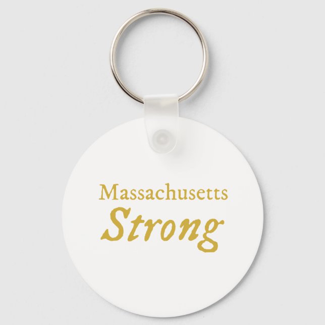 Massachusetts Strong Nyckelring (Framsida)