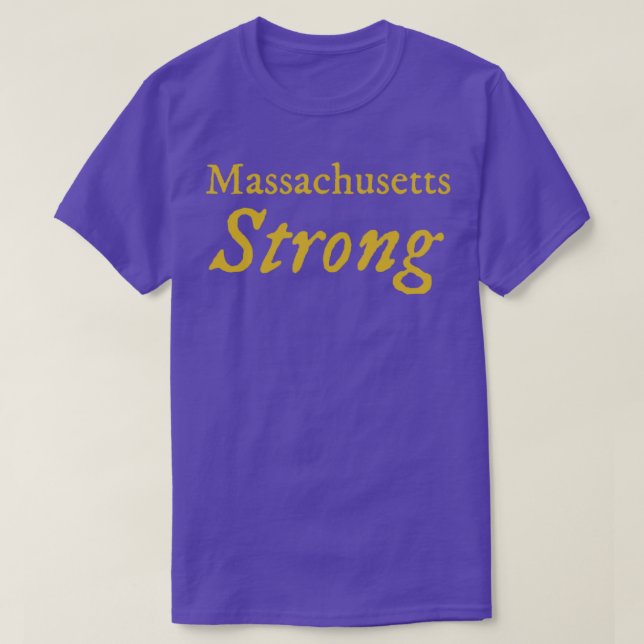 Massachusetts Strong T Shirt (Design framsida)