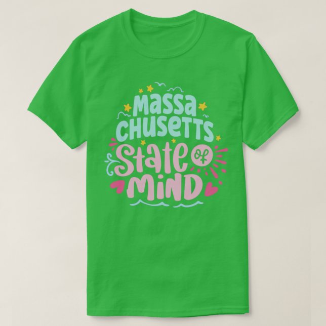 Massachusetts T Shirt (Design framsida)