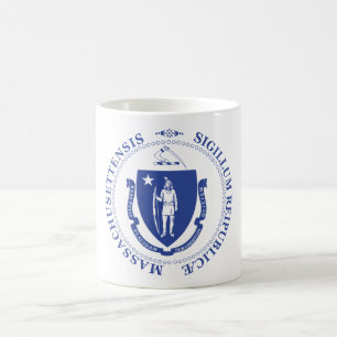 Massachusetts-tecken Kaffemugg