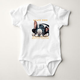 Massachusetts territori hunden Boston Terrier T Shirt