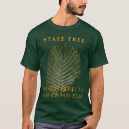 Massachusetts territori träd Den amerikanska almen T Shirt