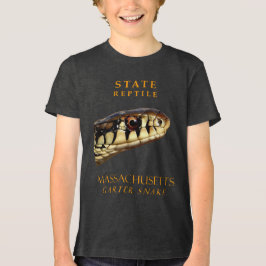 Massachusetts territoriellt reptil Strumpebandsorm T Shirt