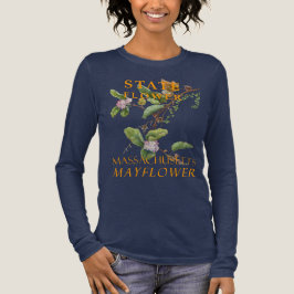 Massachusetts territoriets blomma Majfloran  T Shirt