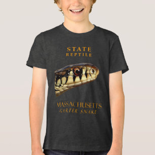 Massachusetts Territorium Reptile the Garter Snake T Shirt