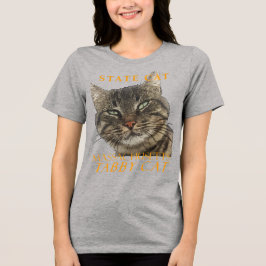 Massachusetts Territory Cat the Charming Tabby kat T Shirt