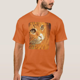 Massachusetts Territory Cat the Orange Tabby katt T Shirt