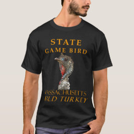 Massachusetts Territory Game Bird Sällsam Turkiet T Shirt