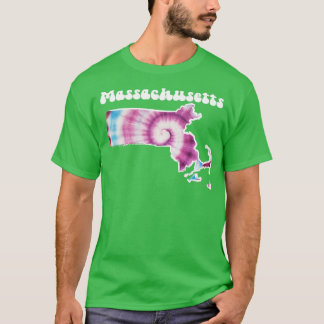 Massachusetts Tie Dye T Shirt