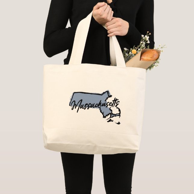 Massachusetts Tote Jumbo Tygkasse (Framsida (produkt))