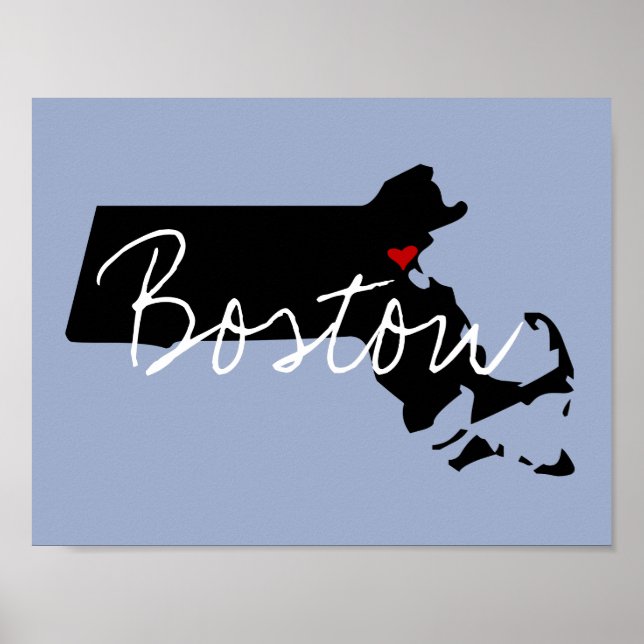Massachusetts Town Poster (Framsidan)