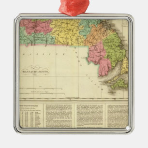 Massachusetts US Julgransprydnad Metall