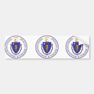 Massachusetts USA Bildekal