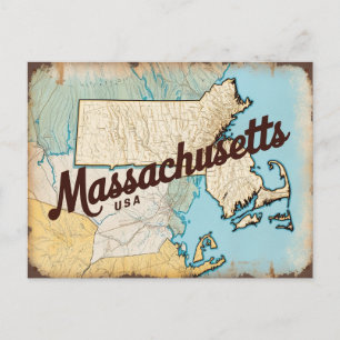 Massachusetts, USA Vykort
