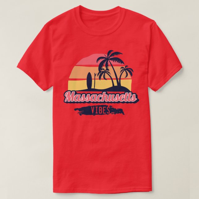 Massachusetts vibes1 t shirt (Design framsida)