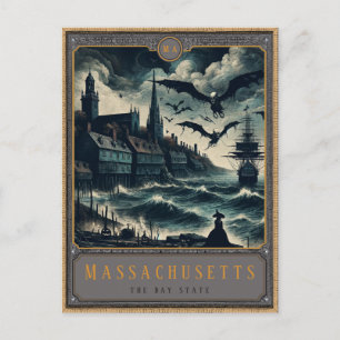Massachusetts   vykort för gotisk konst