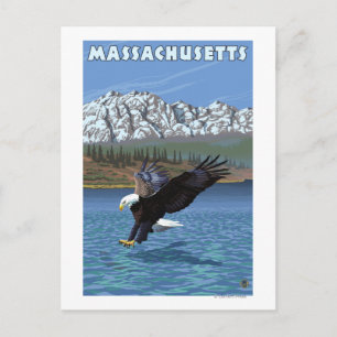 MassachusettsEagle Fishing Vykort