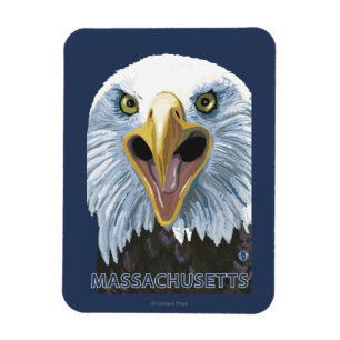 MassachusettsEagle upp slut Magnet