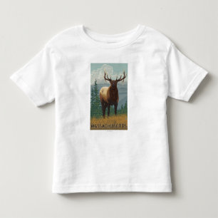 MassachusettsElk plats T-shirt