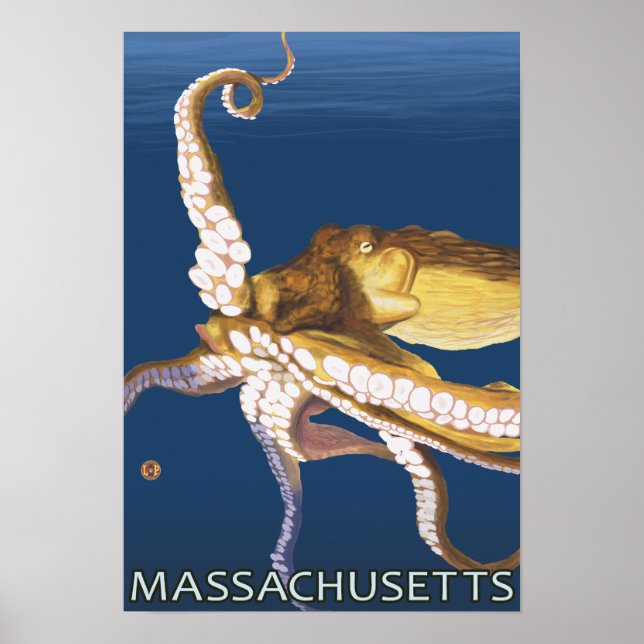 MassachusettsOctopus Scene Poster (Framsidan)