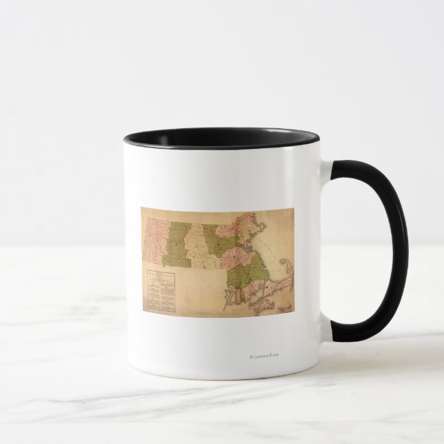 MassachusettsPanoramic MapMassachusetts Mugg (Höger)