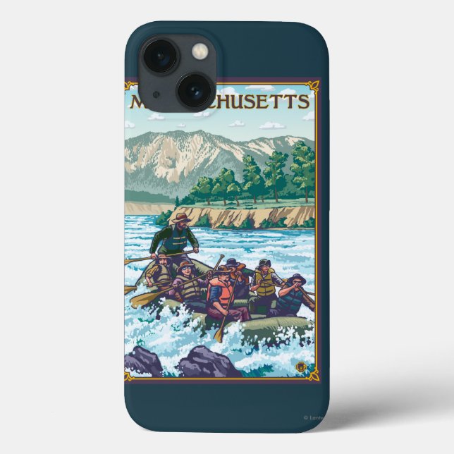MassachusettsRiver som Rafting plats (Baksida)