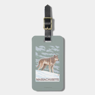 MassachusettsWolf plats Bagagebricka
