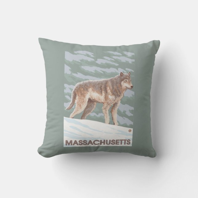 MassachusettsWolf plats Kudde (Framsida)