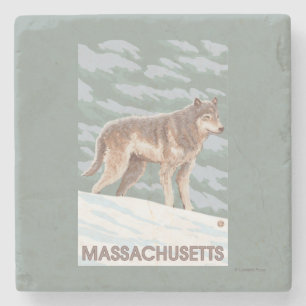 MassachusettsWolf plats Stenunderlägg