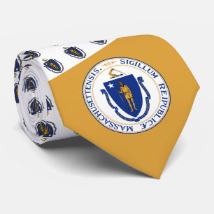 Massachusite Flagga & Seal, Flagga of Massachusett Slips