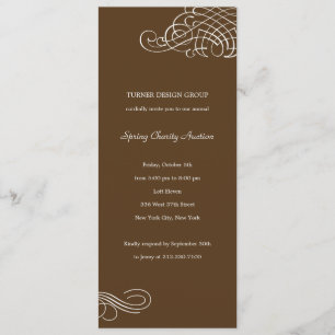 Mässade Scrollsar Corporate/Business Party Inbjuda Inbjudningar