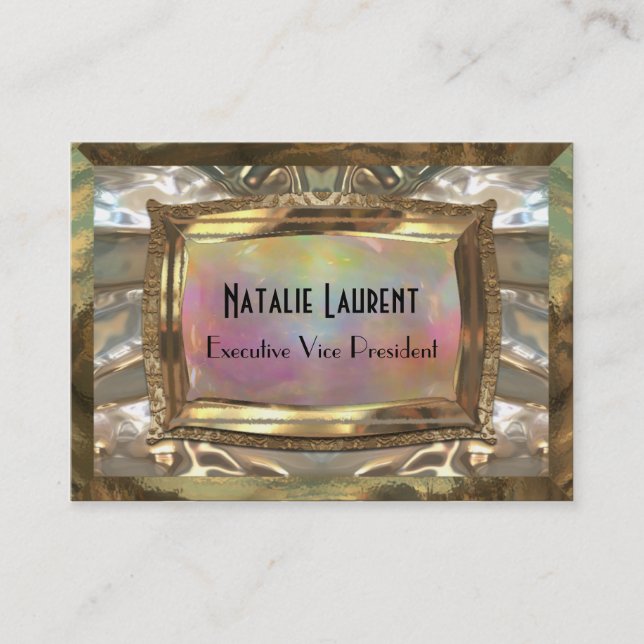 MässafåfängaElla professionell 3,5" x 2,5", Visitkort (Framsida)