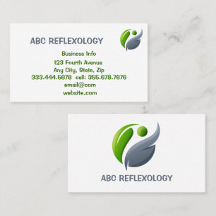 MASSAGE Alternativ Holistisk REFLEXOLOGI Visitkort
