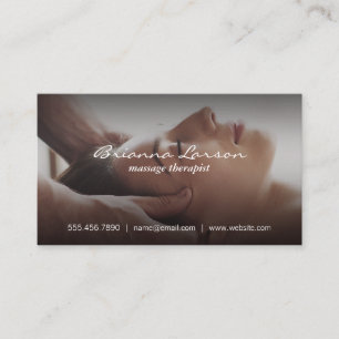 Massage ansikte Spa Visitkort