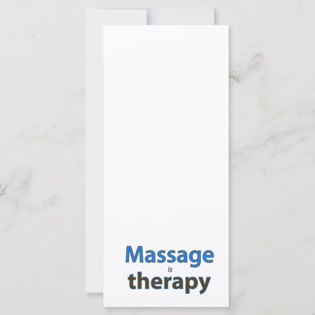 Massage är terapi (Framsida)