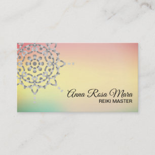 *~* Massage av energibärare Meditation Yoga Reiki Visitkort