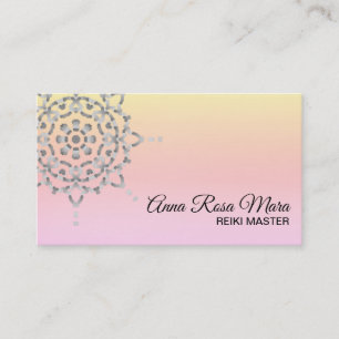 *~* Massage av energibärare Reiki Meditation Yoga Visitkort