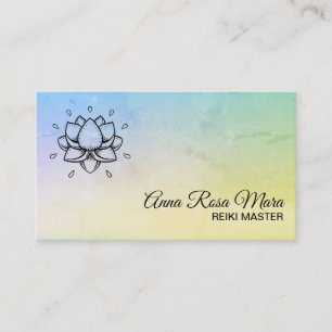 *~* Massage av Yoga Energy Healer Reiki Lotus Lily Visitkort
