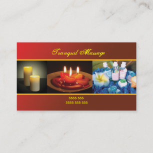 Massage-/avkopplingvisitkort Visitkort