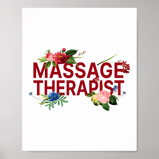 Massage Behandlingspassage Massage Therapy Massage Poster (Framsidan)
