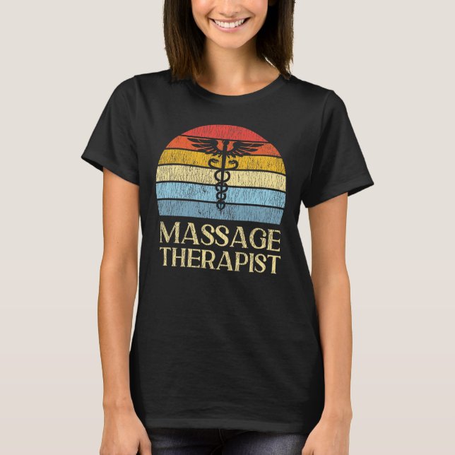 Massage Behandlingspassage Massage Therapy Massage T Shirt (Framsida)