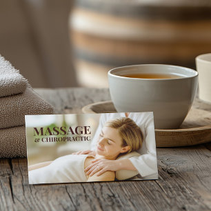 Massage Chiropractice Body & Soul Therapy Salon Visitkort
