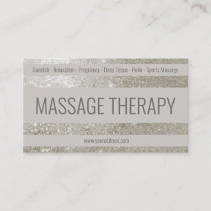 Massage Chiropraktic Deep Tissue Reiki Spa Centre Visitkort