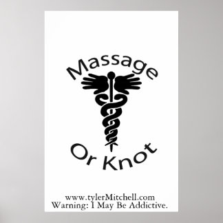 Massage eller Knot Poster