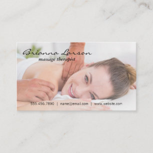 Massage för kvinnor visitkort