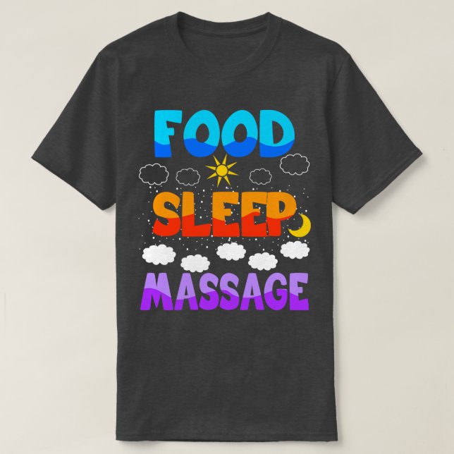 Massage för matsolläge t shirt (Design framsida)