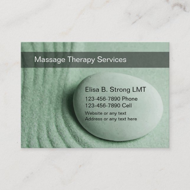 Massage Företagskort Visitkort (Framsida)