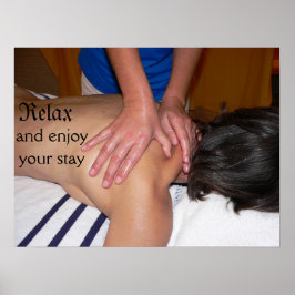 Massage Händer på Poster